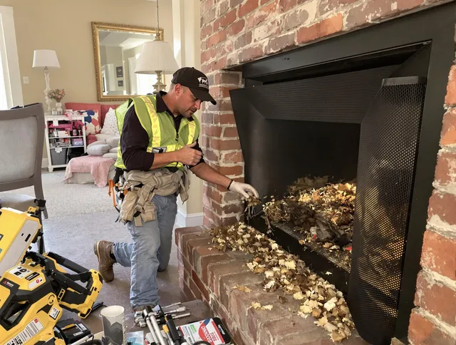 Safe screening installation by West Warwick Chimney Sweep in West Warwick, RI
