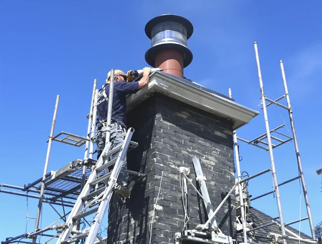 Sturdy chimney crown finished by West Warwick Chimney Sweep in West Warwick, RI