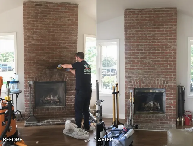 Finished chimney sweeping service by West Warwick Chimney Sweep in West Warwick, RI