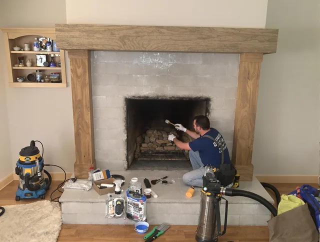 Detailed creosote removal process by West Warwick Chimney Sweep in West Warwick, RI